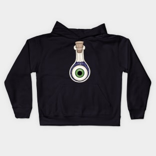 halloween potion with spooky eye Kids Hoodie